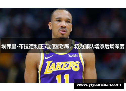埃弗里-布拉德利正式加盟老鹰，将为球队增添后场深度
